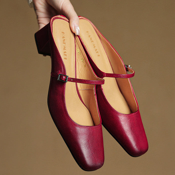 Alicia – Mules de Piel Natural