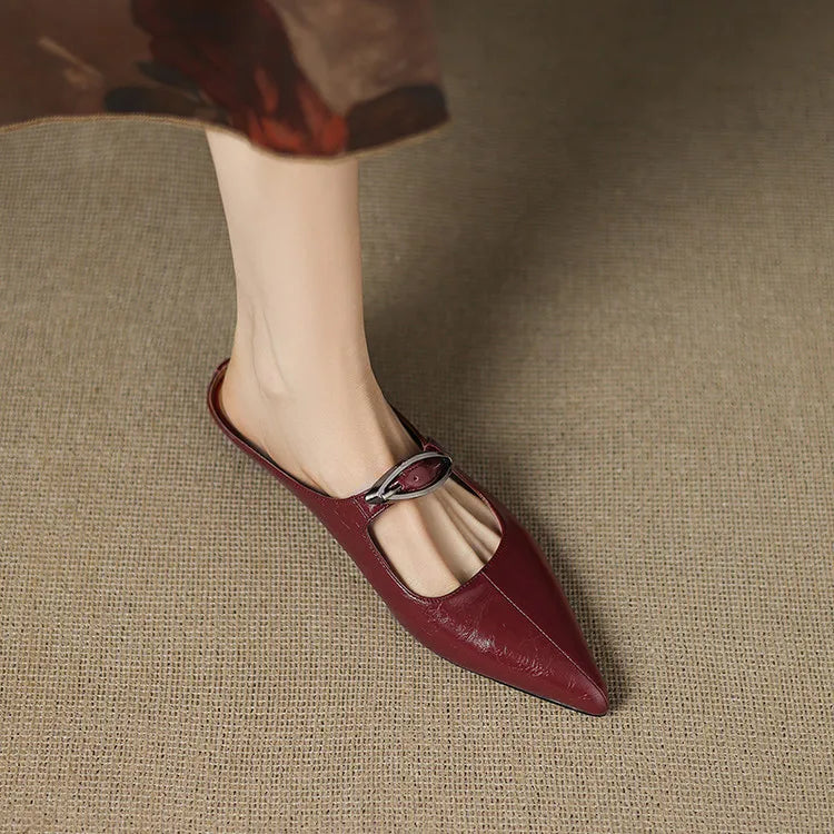 Clara – Mules de Piel Natural