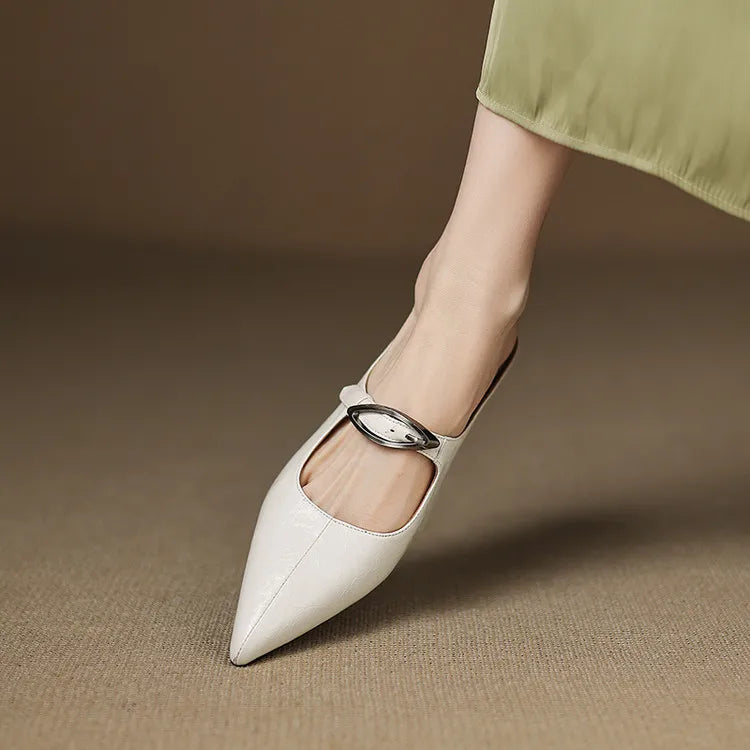 Clara – Mules de Piel Natural