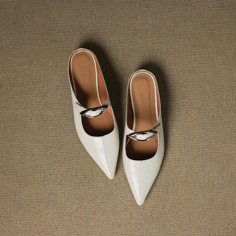 Clara – Mules de Piel Natural