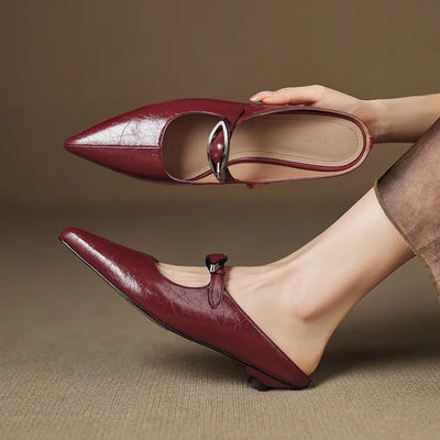 Clara – Mules de Piel Natural