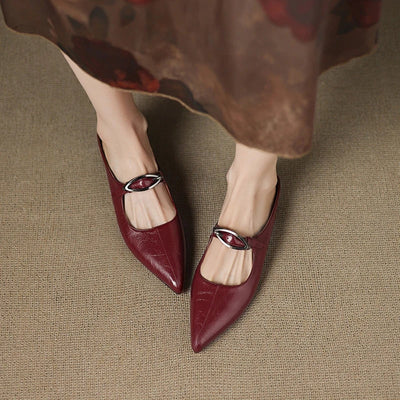 Clara – Mules de Piel Natural