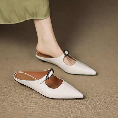 Clara – Mules de Piel Natural