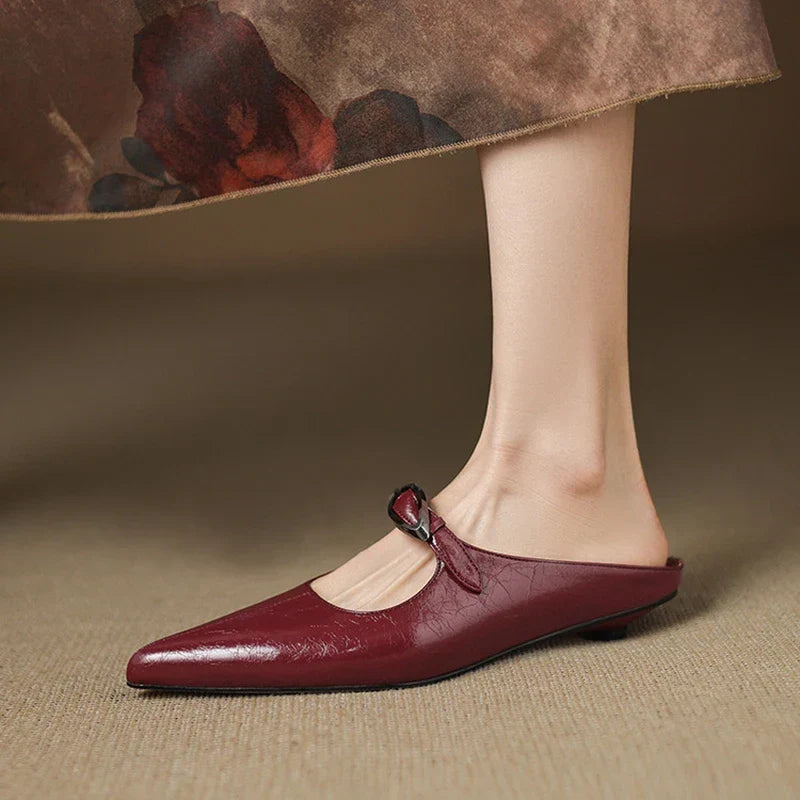 Clara – Mules de Piel Natural