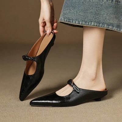 Clara – Mules de Piel Natural