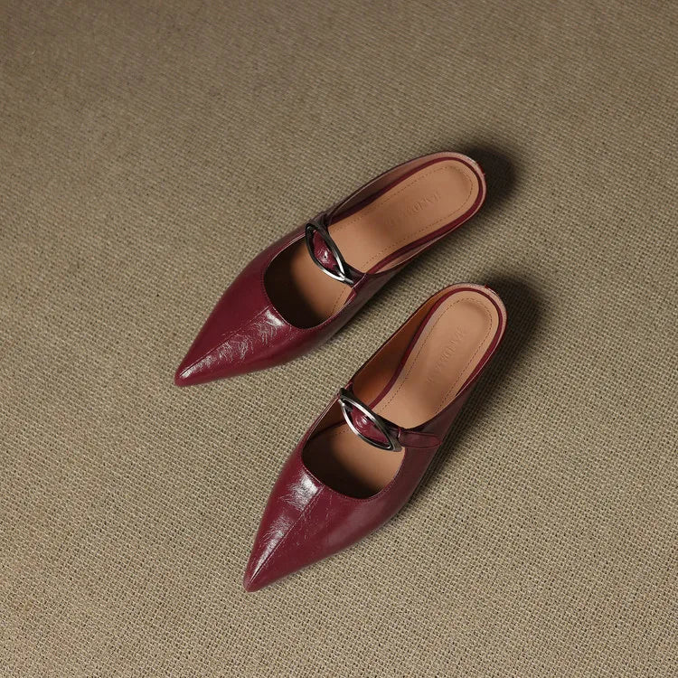 Clara – Mules de Piel Natural