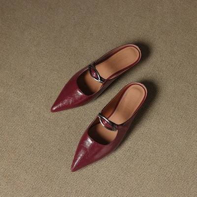 Clara – Mules de Piel Natural