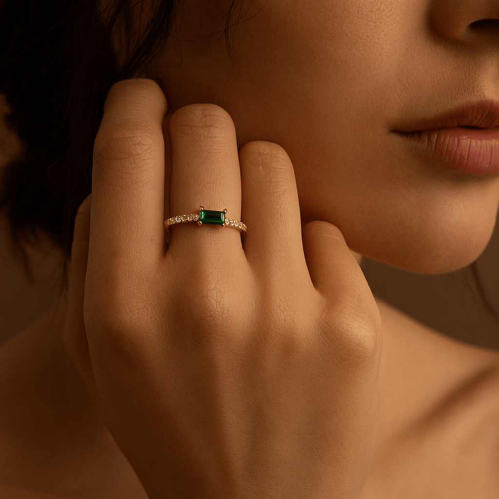 Anillo Paradiso – Plata 925 y piedra preciosa