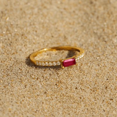 Anillo Paradiso – Plata 925 y piedra preciosa