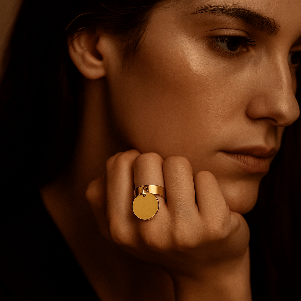 Anillo Genova – Medallón móvil