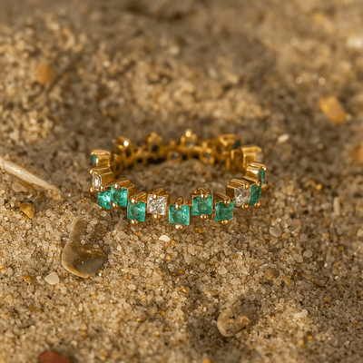 Anillo Luce – Chapado en oro 18k y piedras finas