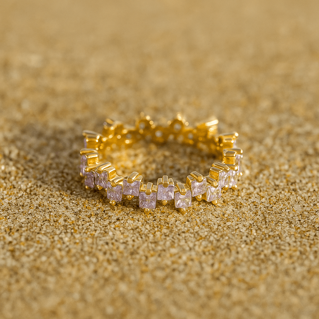 Anillo Luce – Chapado en oro 18k y piedras finas