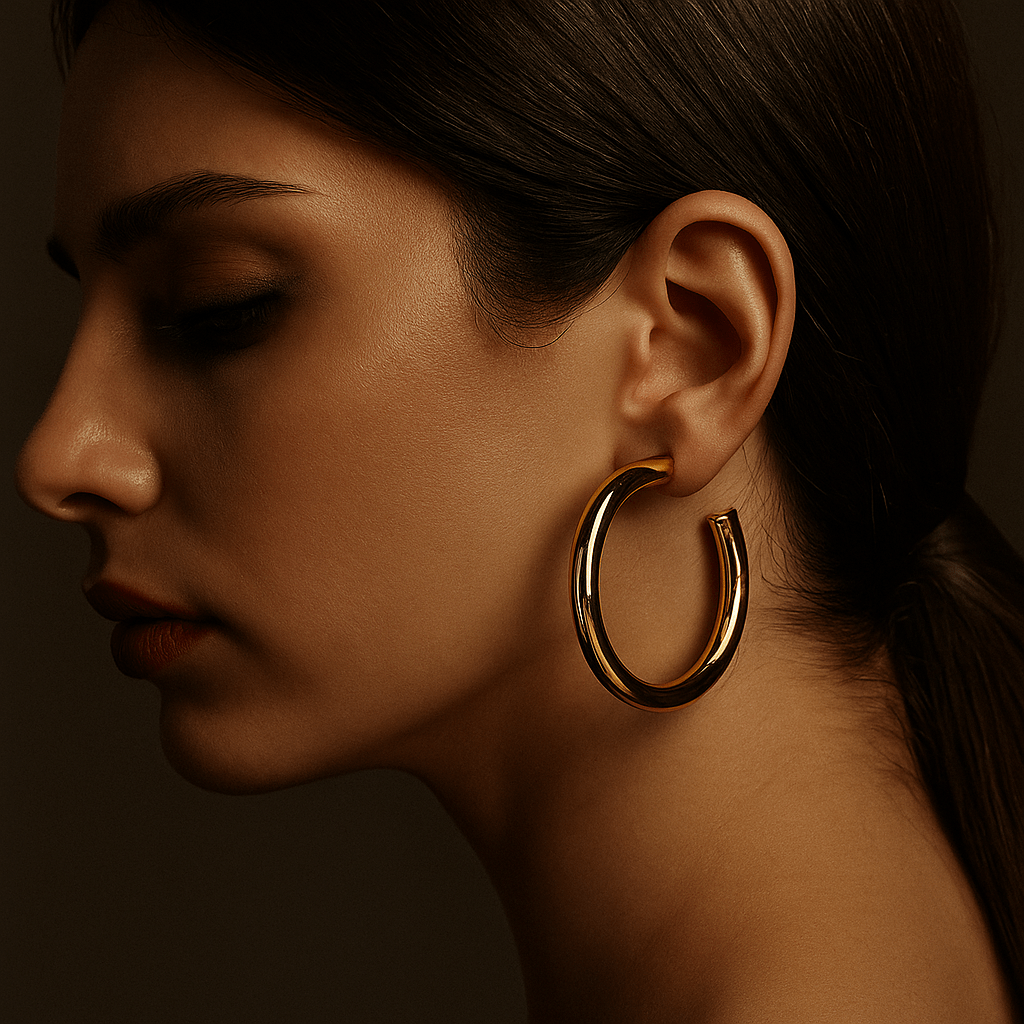 Pendientes Claudia – Chapado en oro 18k