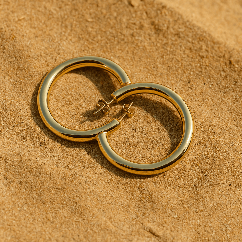 Pendientes Claudia – Chapado en oro 18k