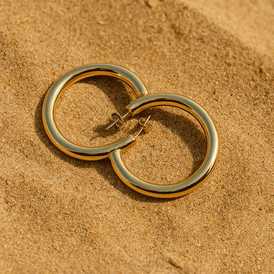 Pendientes Claudia – Chapado en oro 18k