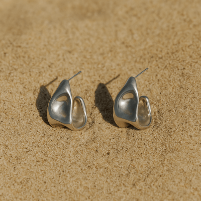 Pendientes Sangallo – chapado en oro y plata 925