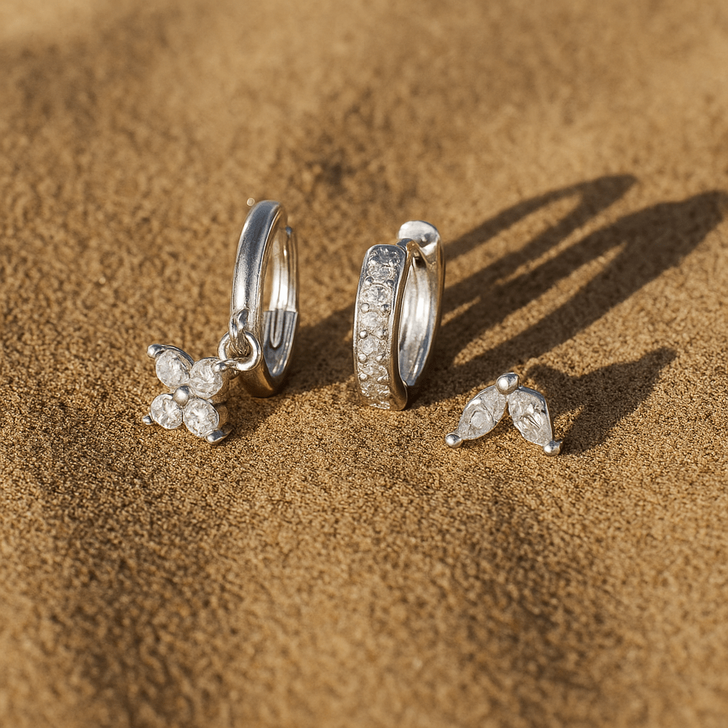 Pendientes Fiori – Plata 925 Chapado en oro