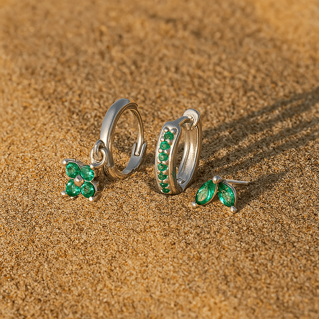 Pendientes Fiori – Plata 925 Chapado en oro