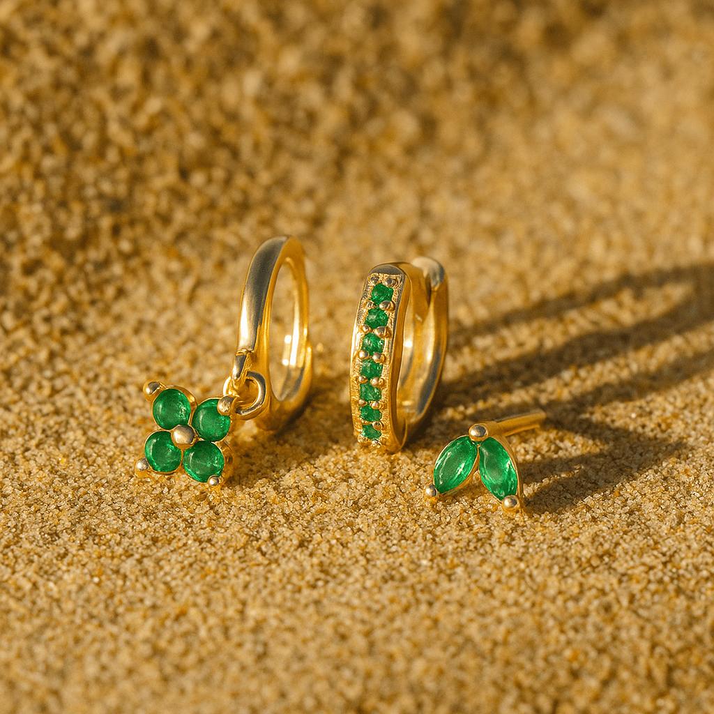 Pendientes Fiori – Plata 925 Chapado en oro