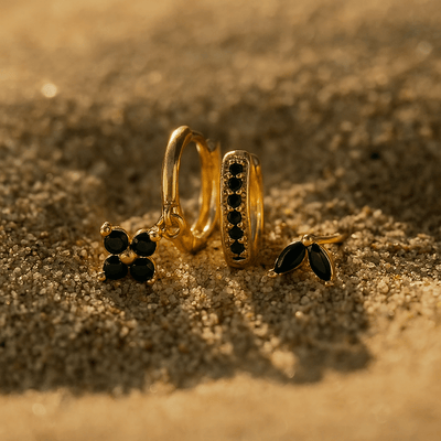 Pendientes Fiori – Plata 925 Chapado en oro