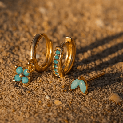 Pendientes Fiori – Plata 925 Chapado en oro