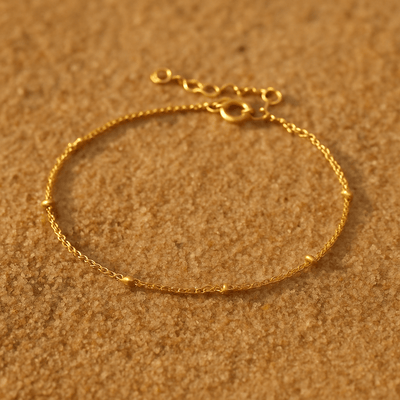 Pulsera Onda – Chapado en oro 14k o plata espejo