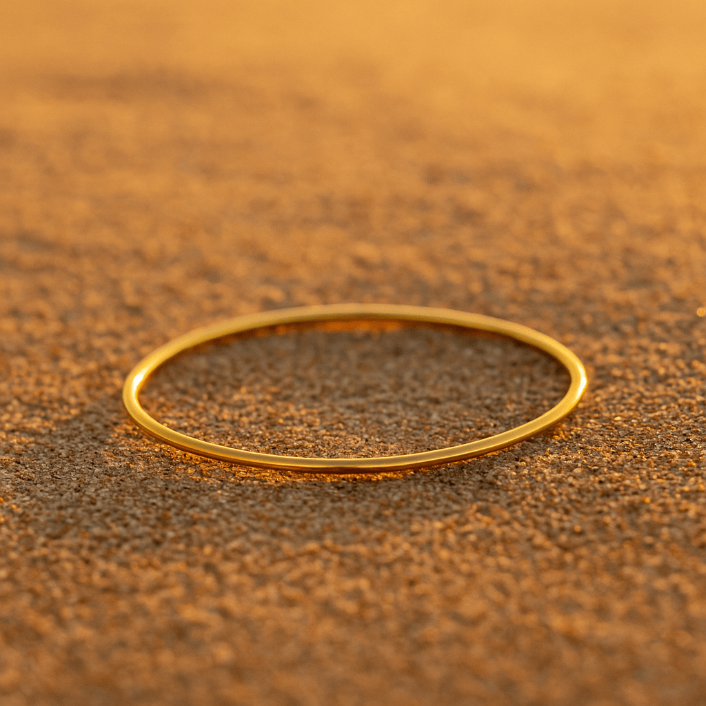 Pulsera Livorno – Brazalete fino chapado en oro de 18k, plata u oro rosa