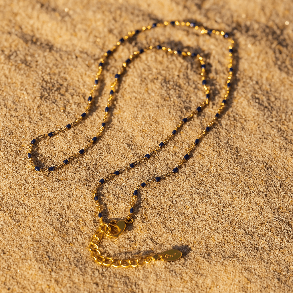 Collar Camilla – Baño de oro 18k y perlas esmaltadas