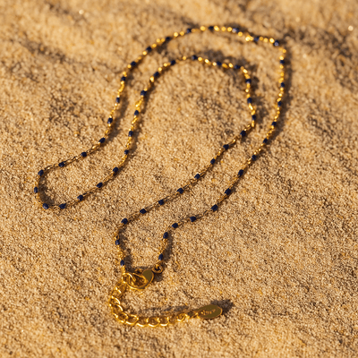 Collar Camilla – Baño de oro 18k y perlas esmaltadas