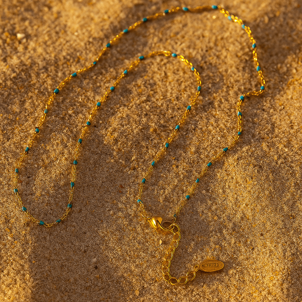 Collar Camilla – Baño de oro 18k y perlas esmaltadas