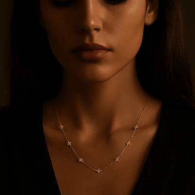 Collar Fiori – Plata 925 y floración preciosa