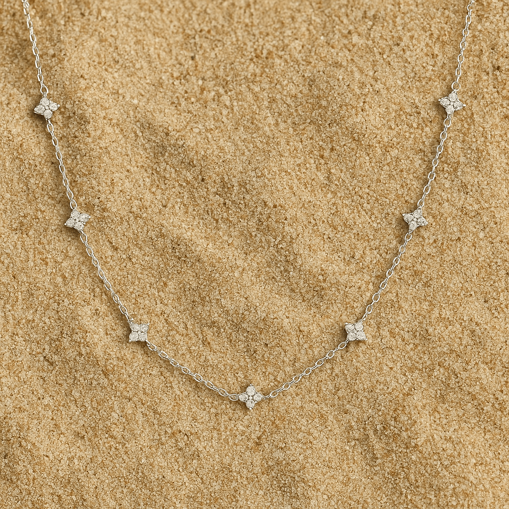 Collar Fiori – Plata 925 y floración preciosa