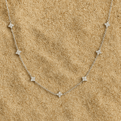 Collar Fiori – Plata 925 y floración preciosa