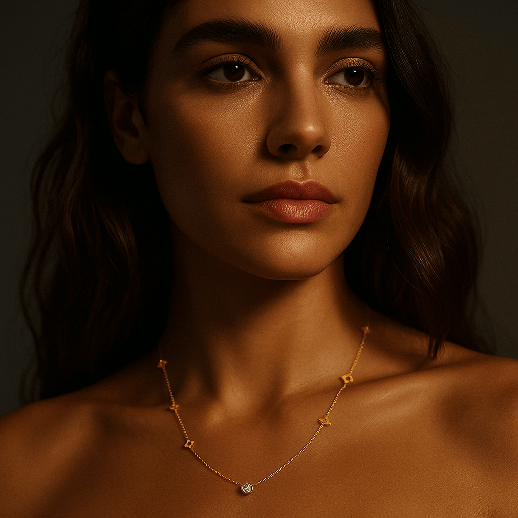 Collar Giardino – Chapado en oro 18k