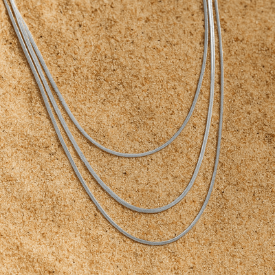 Collar Amalfi – Multicapa chapado en oro de 18k o plata