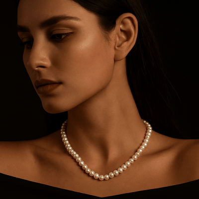 Collar Eternità – Perlas de agua dulce