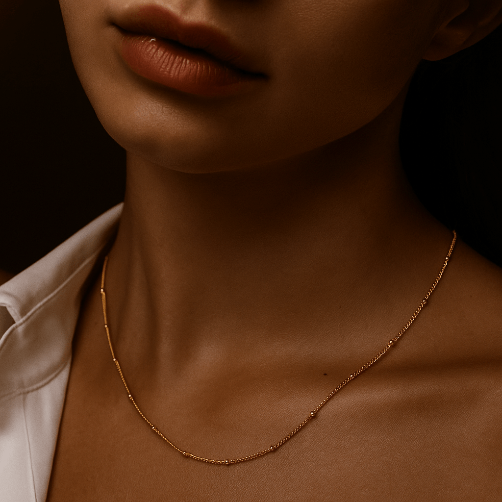 Collar Onda – Chapado en oro 18k, plata u oro rosa