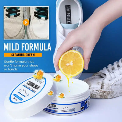 Limpiador de Zapatos Blanco 100g – Crema de Limpieza Todo en Uno