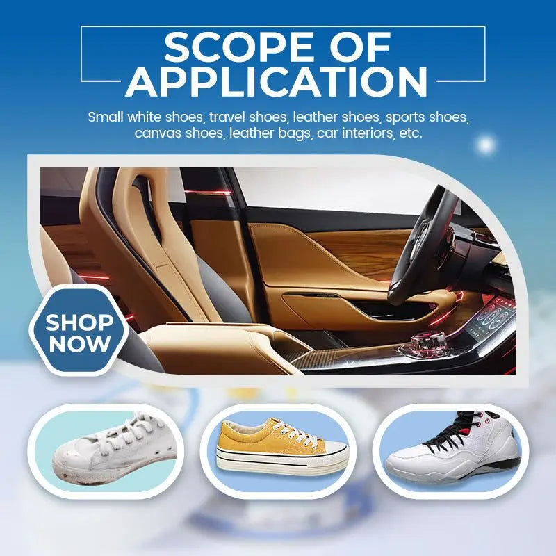 Limpiador de Zapatos Blanco 100g – Crema de Limpieza Todo en Uno