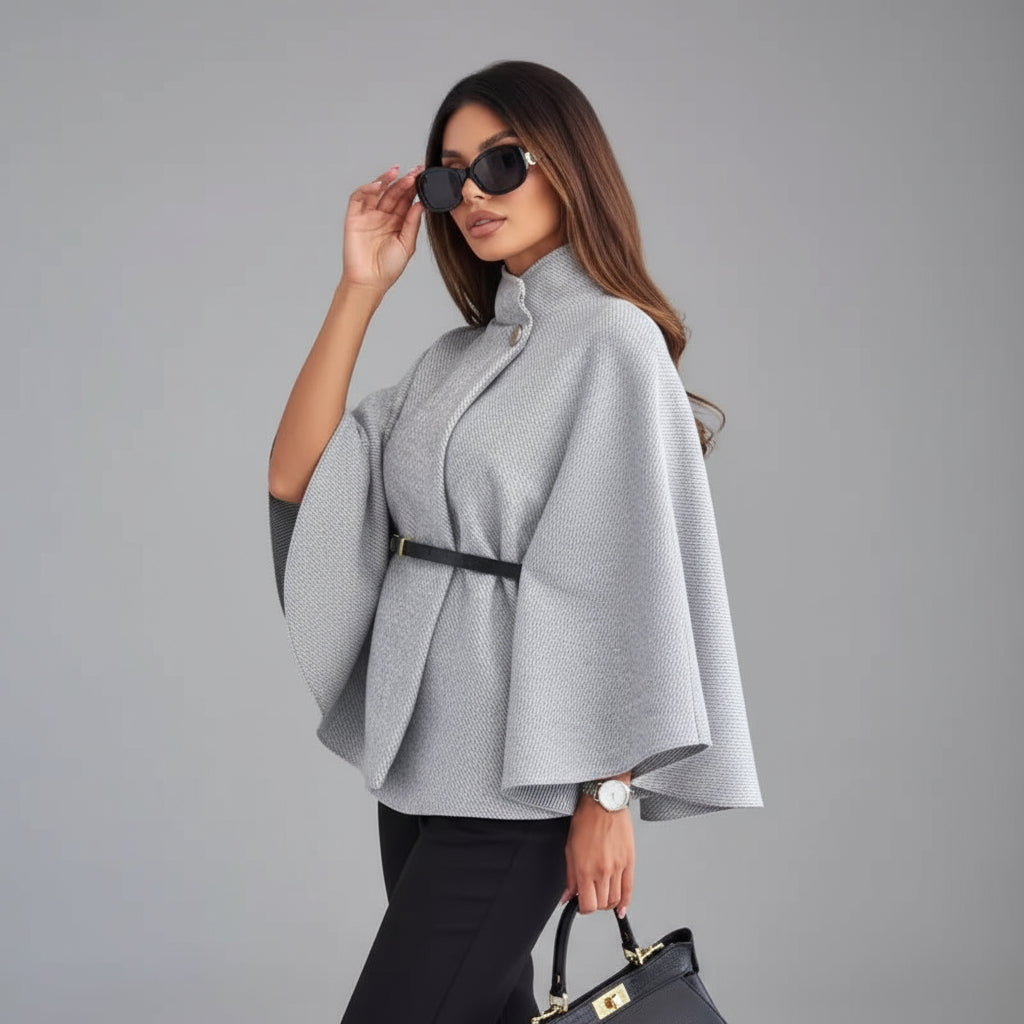 Sofía – Chaqueta Elegante con Mangas de Mariposa y Cinturón