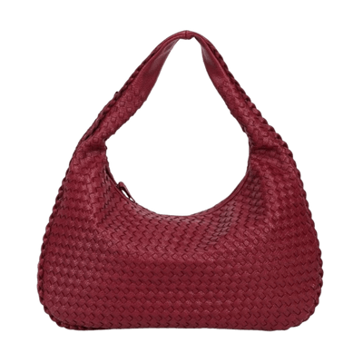 Bolso Hobo Trenza – Cuero vegano trenzado y asa de hombro