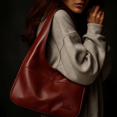 Bolso Hobo Elia – Cuero vegano y asa de hombro