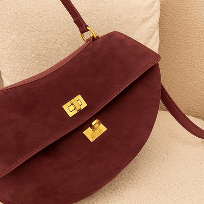 Bolso Moira Chromatica – Tote de ante y forro de cuero