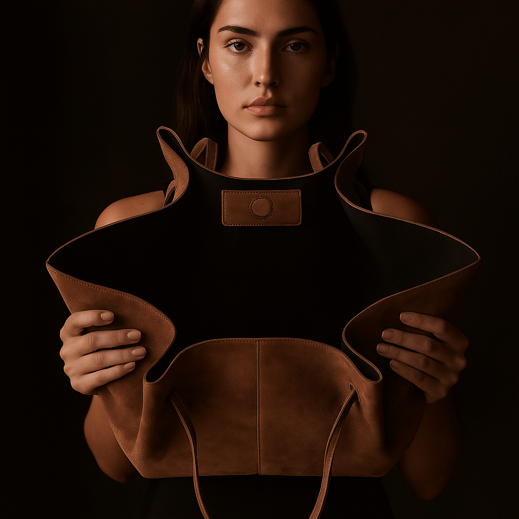 Bolso Onda – Tote de ante y asa larga ajustable