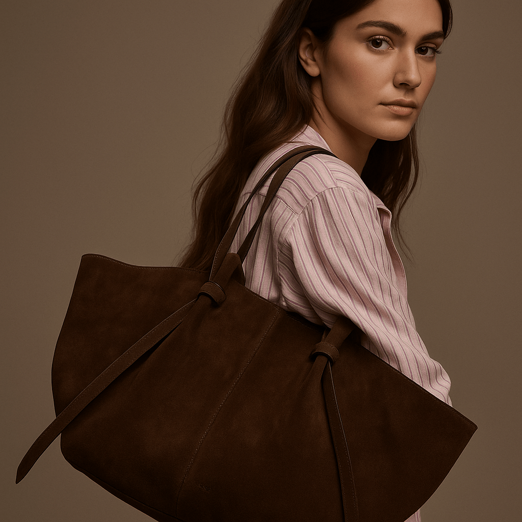 Bolso Onda – Tote de ante y asa larga ajustable