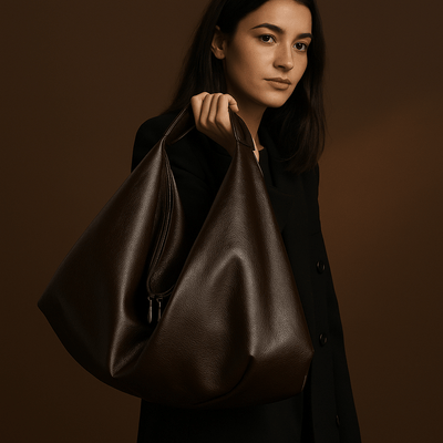 Bolso Terra – Gran hobo suave con cremallera