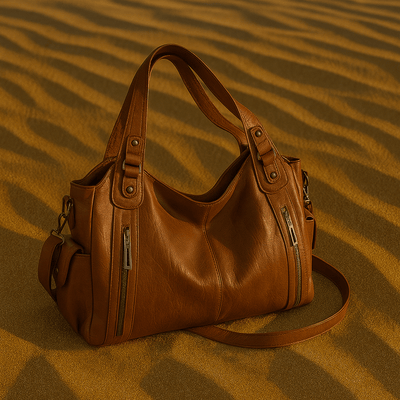 Bolso Iséa – Tote estructurado vegano, multi-bolsillos y líneas depuradas