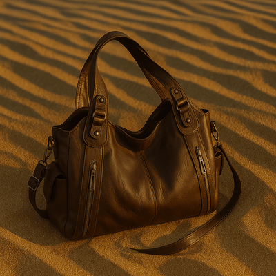 Bolso Iséa – Tote estructurado vegano, multi-bolsillos y líneas depuradas