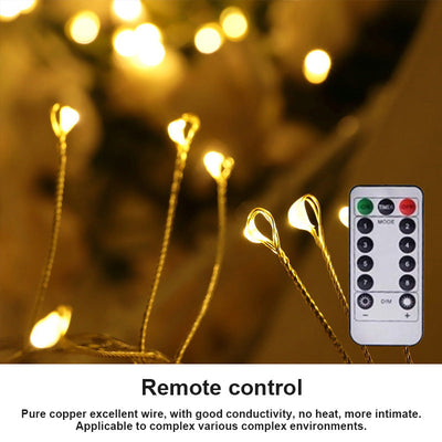 Luces de Navidad LED en cobre